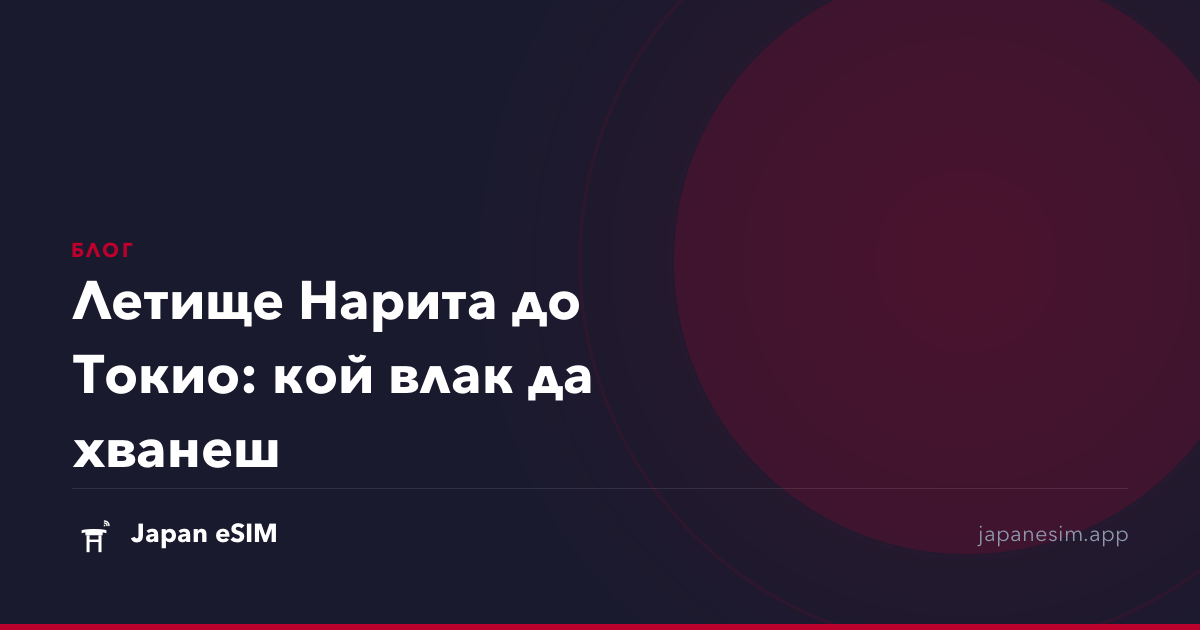 Летище Нарита до Токио: кой влак да хванеш