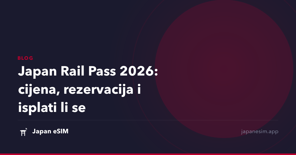 Japan Rail Pass 2026: cijena, rezervacija i isplati li se