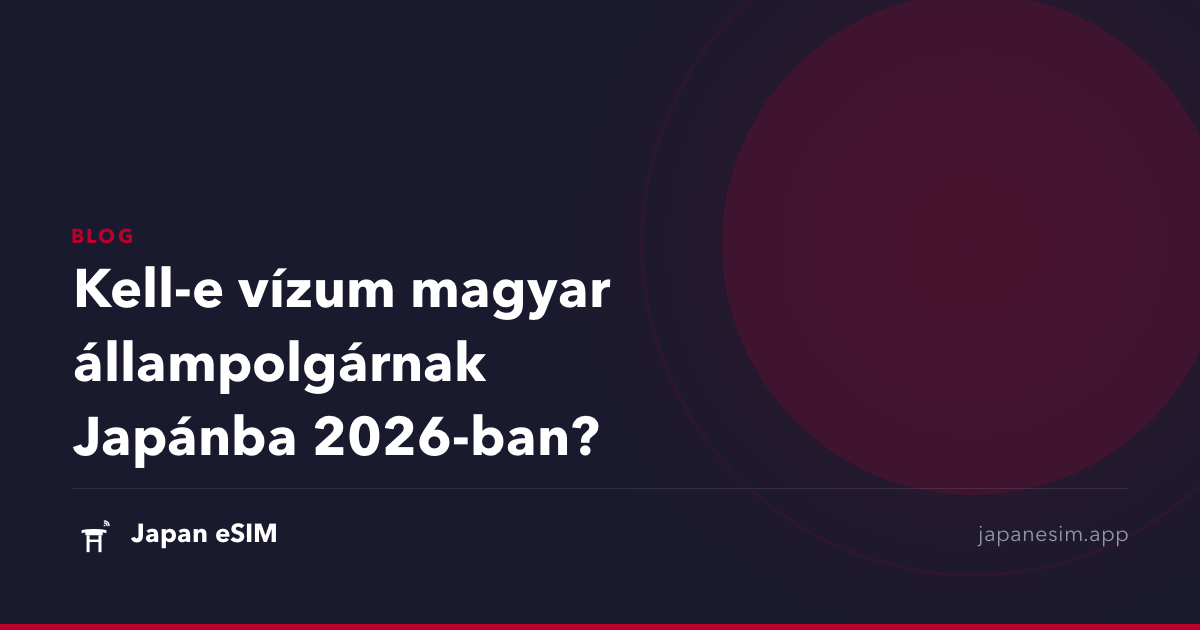 Kell-e vízum magyar állampolgárnak Japánba 2026-ban?