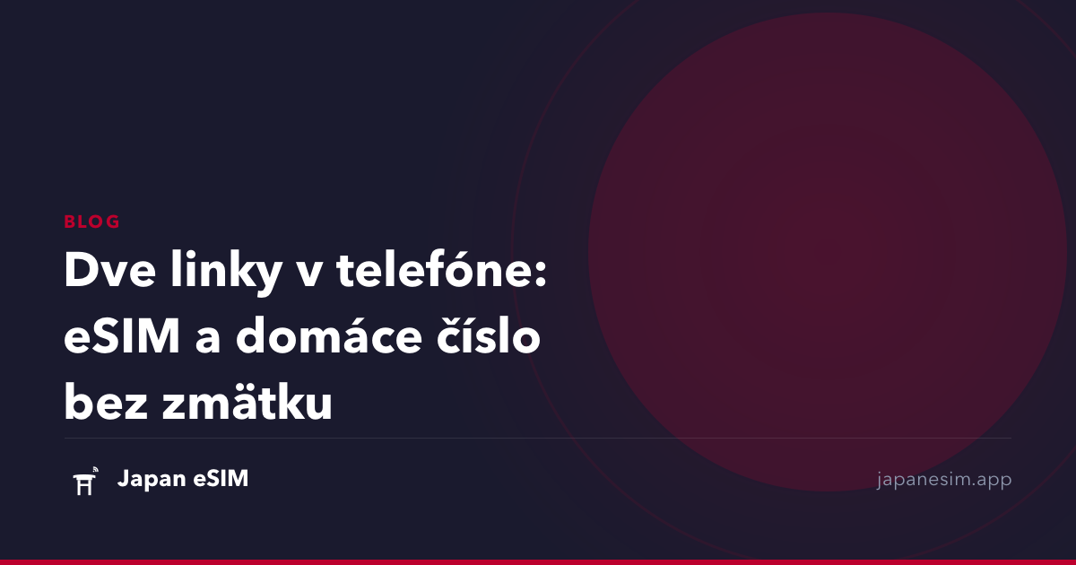 Dve linky v telefóne: eSIM a domáce číslo bez zmätku