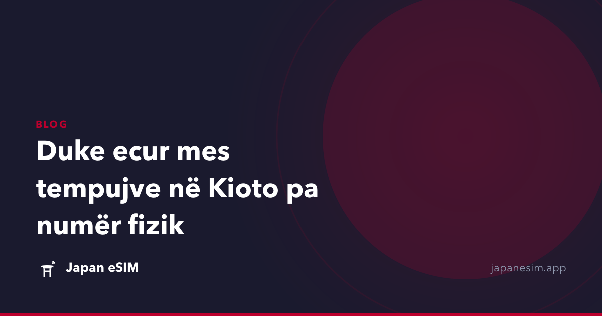 Duke ecur mes tempujve në Kioto pa numër fizik